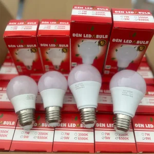 bóng đèn led trụ bulb loại 5W và 9W 65000K