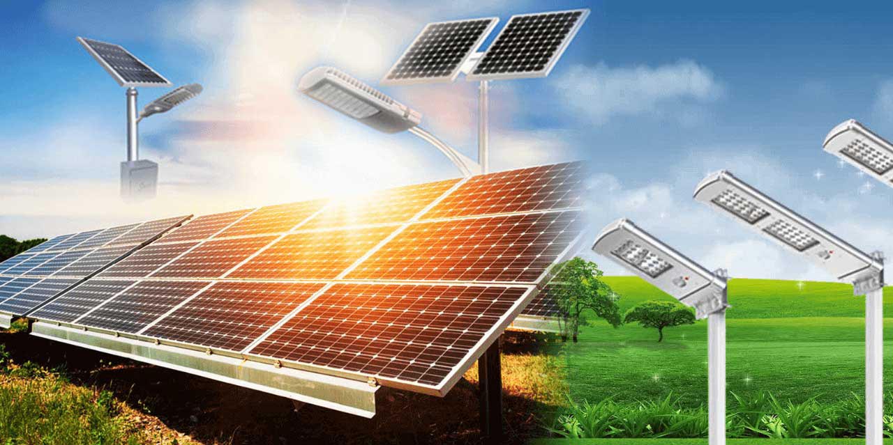 Xu hướng chiếu sáng bền vững với đèn LED năng lượng mặt trời.